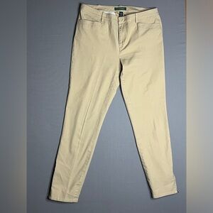 Ralph Lauren “Lauren” khaki chinos Size 8